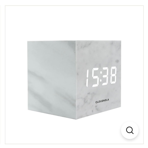 Cloudnola Block Clock - Cube Alarm Clock - Picture 3 of 6